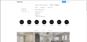 Social media optimization for interior designs

