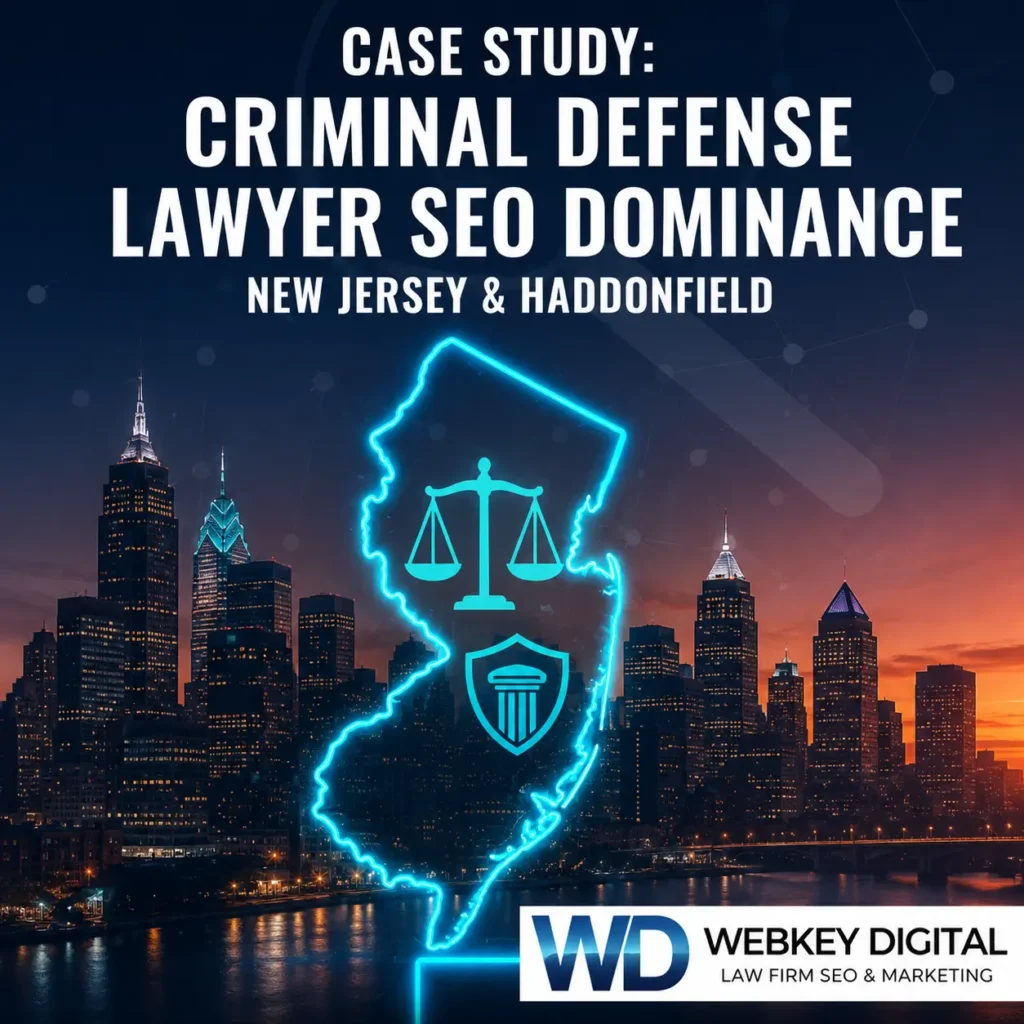 Law Firm SEO Agency 9 Criminal Defense Lawyer SEO Success Case Study in New Jersey and Haddonfield
