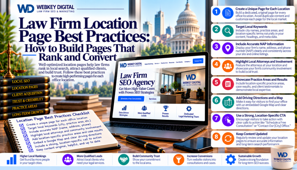 Law Firm Location Page Best Practices