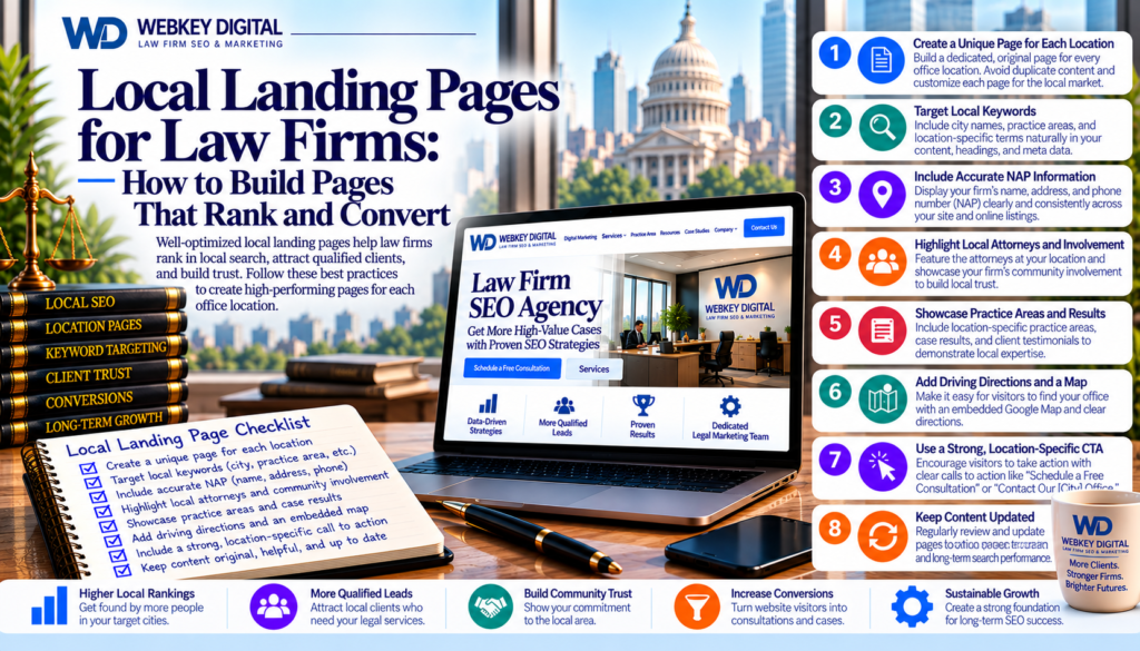 Local Landing Pages for Law Firms
